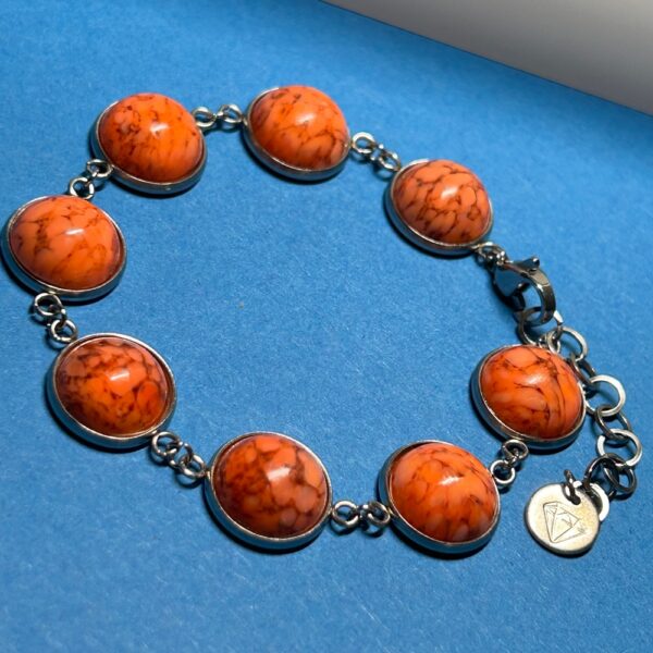 Bracciale Sphere stone corallo